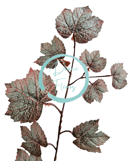 Decorazione foglia di vite ramoscello 67cm artificiale