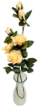 Künstliche Blumen in einer Vase - Farbe - Rosa