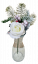 Umjetna ruža 34cm snježna kremasta