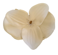 Künstliche Orchidee Kopf 10cm x 8cm Beige - Der Preis gilt für eine Packung mit 24 Stück