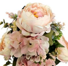 Exclusive Künstliche Pfingstrosen Strauß 52cm x 30cm Rosa