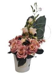 Flower Box róże i dodatki 27cm x 55cm