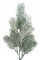 Künstliche Fichtenzwieg Grün 40cm schneebedeckt