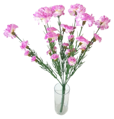 Künstliche Blumenstrauß Nelken x7 43cm Lila