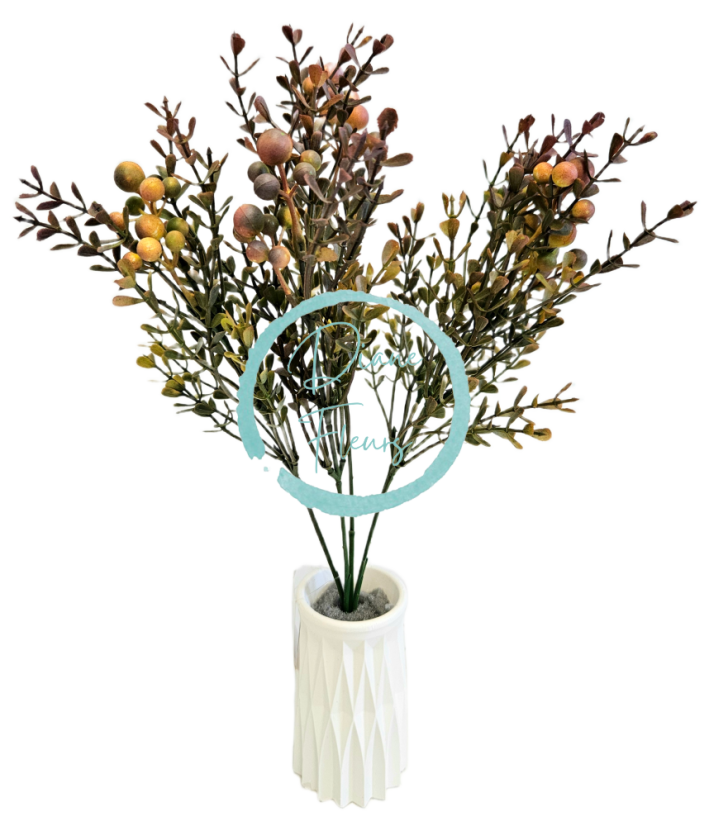 Dekorace přízdoba zeleň umělá 36cm