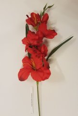 Gladiola Gladiolus mala crvena 54cm umjetna