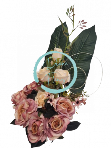 Flower Box rózsák és kiegészíték 27cm x 55cm