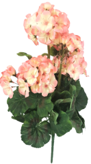 Sztuczny geranium geranium x9 różowy 45cm
