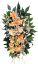 Luxusný smútočný veniec borovicový exclusive pivonky, ľalie, kamélie a doplnky 75cm x 45cm