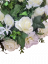 Temetési fenyőkoszorú Rózsák, Daliák és Kiegészítők Ø 45cm
