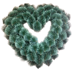 Ghirlanda Cuore 93cm x 100cm di pino artificiale