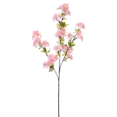 Artificial Cherry twig 71cm pink