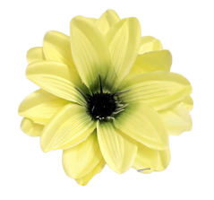 Cap de floare de Clematis Ø 11cm verde deschis flori artificiale