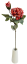 Pezzo di peonia essiccata Esclusiva 1+1 66cm artificiale arancione scuro