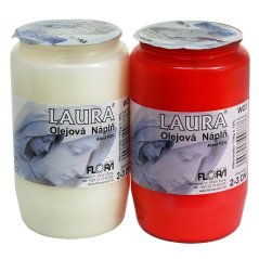 Polnjenje olja Laura 170g W03 čas gorenja 2-3 dni