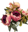 Luxusní kytice Pivoňky Peonie 48cm umělá růžová, vínová