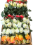 Műrózsa 48cm művirág - az ár 72 db-os csomagra vonatkozik - színkeverék