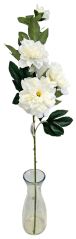 Dahlia vetva x4 88cm umelá krémová