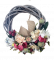 Weidenkranz mit Mischung aus Blumen und Mohn und Accessoires Ø 20cm