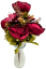 Artificial Peonies and Sunflowers luxury bouquet 50cm Red