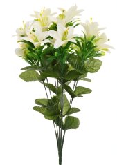 Lalia kytica krémová 47cm umelá