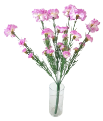 Umelé Karafiáty kytica x7 43cm fialová