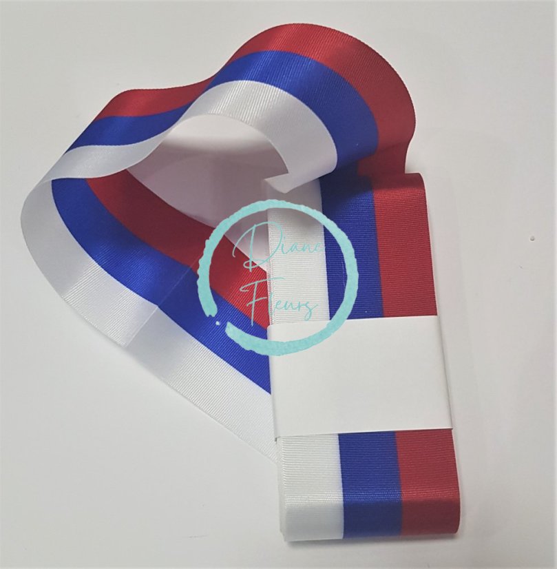 Stuha Trikolora 50mm x 10m SK