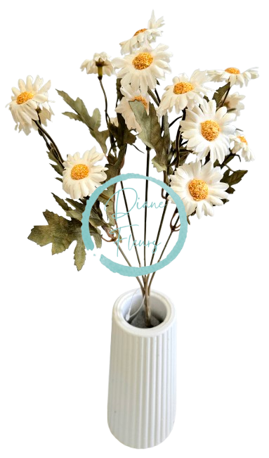 Künstliche Margeriten Strauß 30cm Weiß