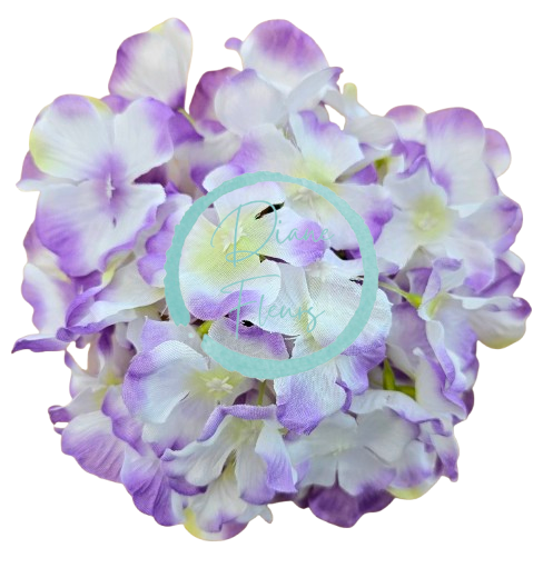 Hortenzia hlava 18cm umelá fialová