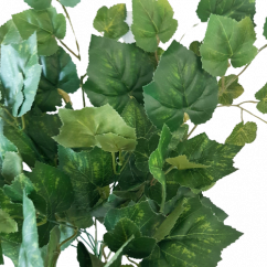 Dekoracija grančica zelena umjetna biljka lišće vinove loze 45cm