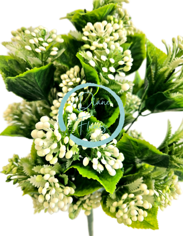 Изкуствена зелена декорация x24 46 см