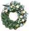Luxury Artificial Pine Wreath Exclusive Roses, Peonies, Camellias, Gerberas, Monstera and Accessories 80cm x 90cm