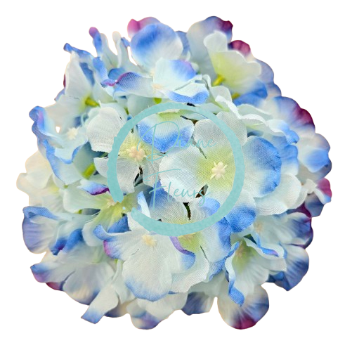 Glava hortenzije 18cm umjetna plava