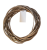 Fonott koszorú O 20cm szürke