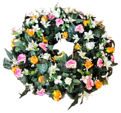 Exclusive Roses, Lilies, Carnations and Accessories 65cm
