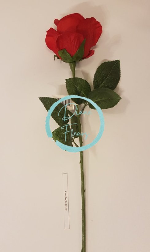 Růže poupě červená 66cm umělá