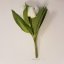 Tulipán csokor x9 krém 33cm művirág