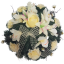 Nagrobni venec 35 cm Vrtnice in lilije ter dodatki