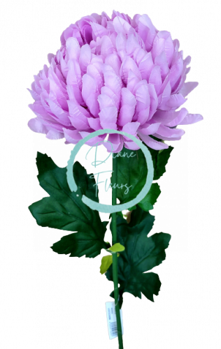 Artificial Chrysanthemum on a stem Exclusive 70cm Purple