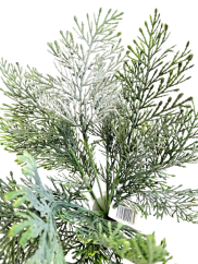 Dekorace přízdoba zeleň umělá 40cm