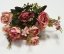 Šopek vrtnic x10 roza 32cm umet