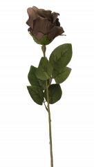Růže šedá 74cm umělá