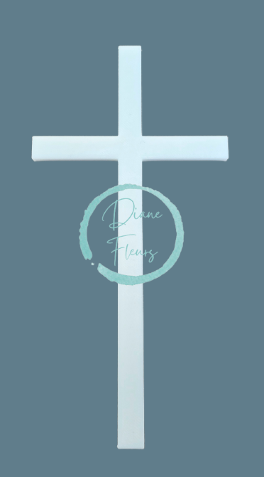 3D кръст, изработен от рециклирана пластмаса, 17 см x 8 см