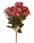 Rózsák és Hortenzia csokor rózsaszín 44cm művirág