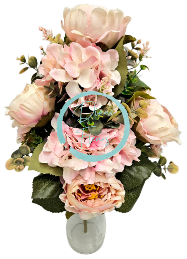 Exclusive Artificial Peonies Bouquet 52cm x 30cm Pink