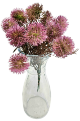 Künstliche Dekoration Distel Bündel mit 6 Stück 24cm