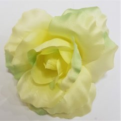 Cap de floare de trandafir O 5,1 inches (13cm) mint flori artificiale