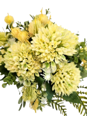 Голям букет от игрушки бодил Thistle & Accessories 40 см светло жълт