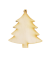 Christmas decoration Tree wooden 5cm