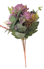 Künstliche Rosenstrauß  30cm Lilac